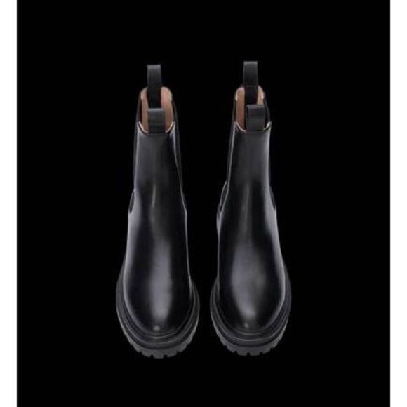 BARED FOOTWEAR PELTOPS CHELSEA BOOTS BLACK LEATHER WOMENS EU 34 US 4 4.5 NEW - Picture 4 of 8